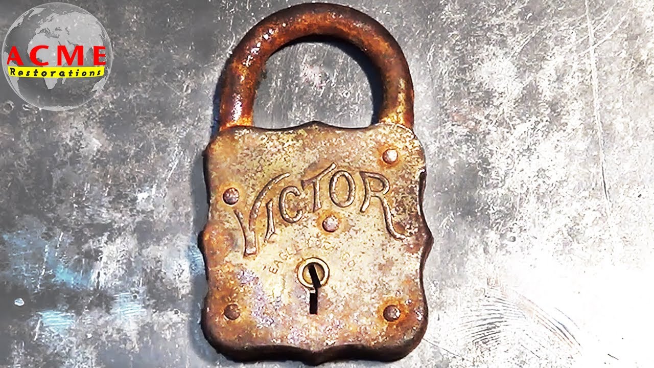 99 Year Old Padlock Restoration