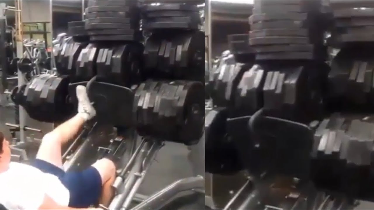2700lb EGO LIFT on LEG PRESS MACHINE - GYM IDIOTS 2020