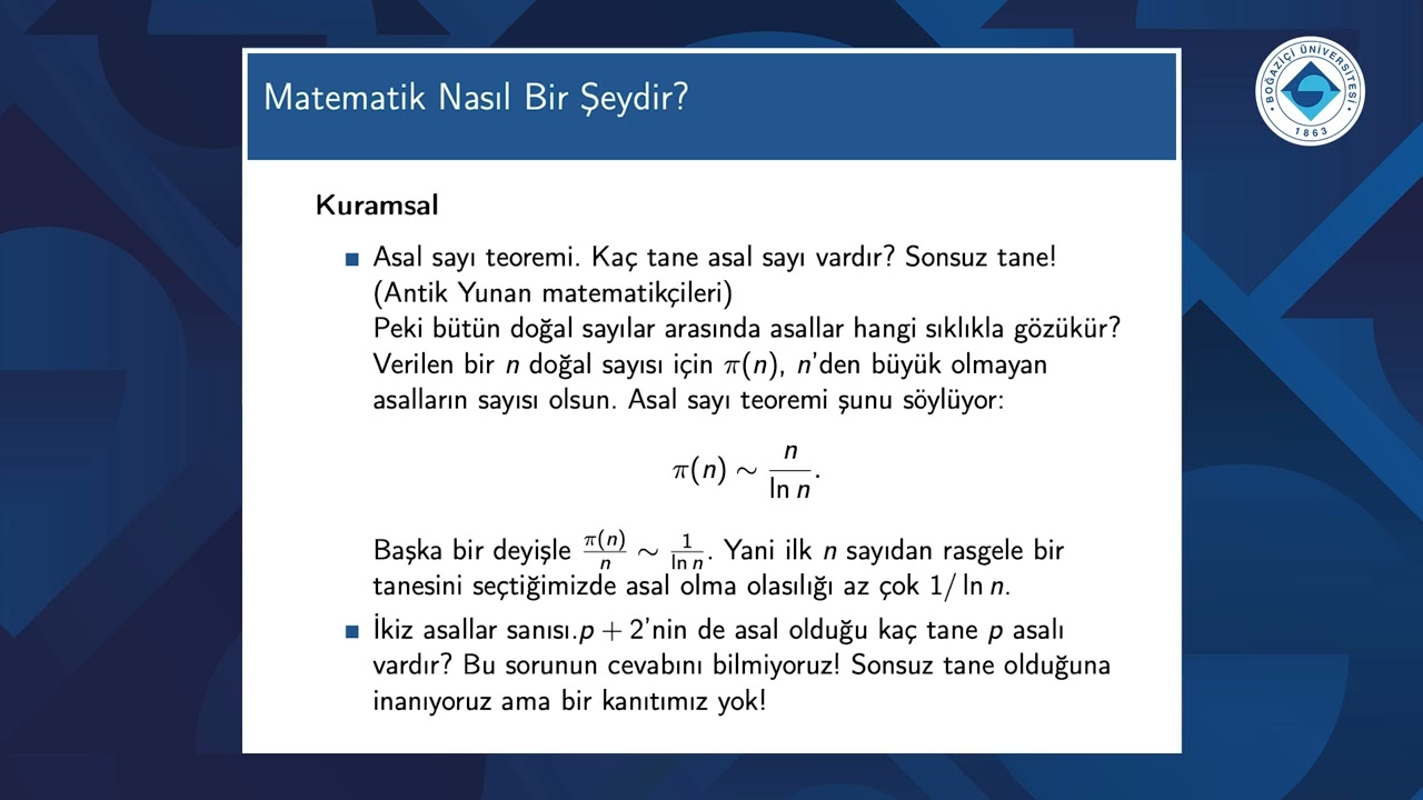 Tanıtım Günleri 2024/Matematik Bölümü