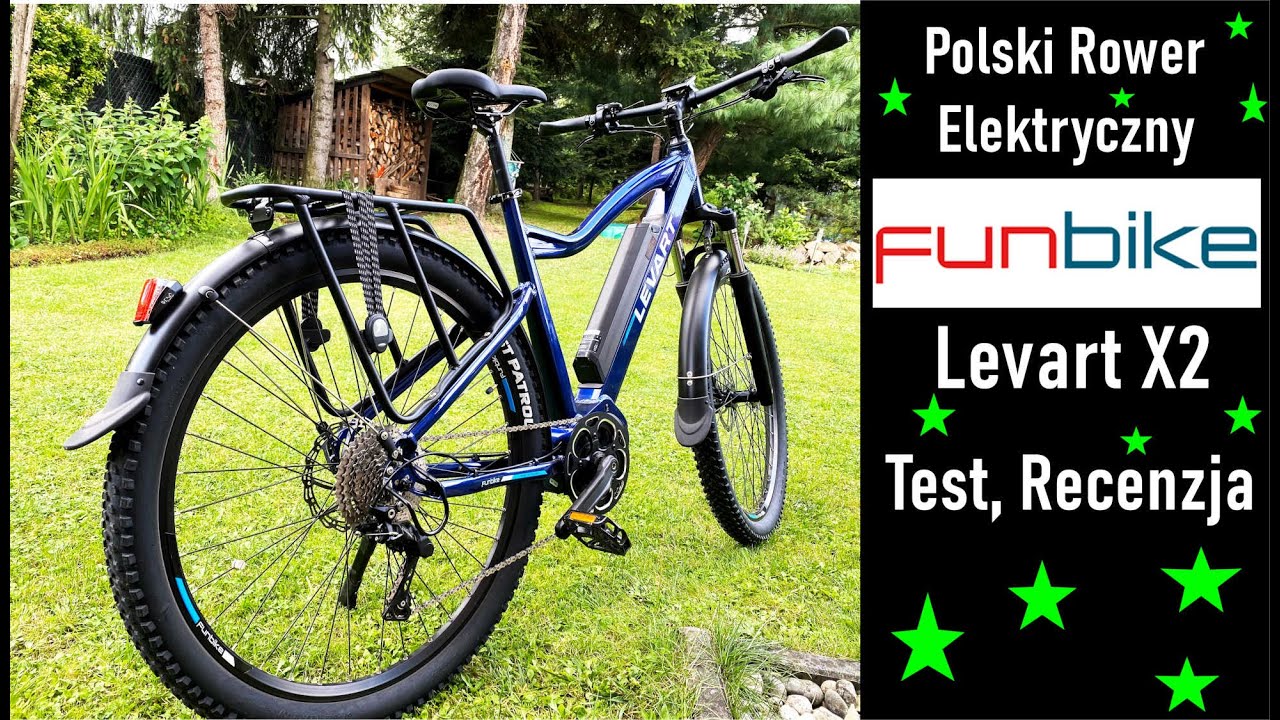FUNBIKE LEVART X2 DARK BLUE | Polski rower elektryczny | recenzja | Test