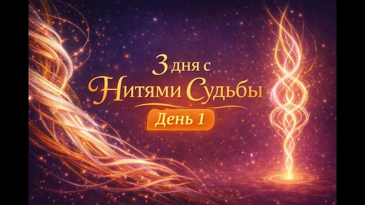 Дмитрий Каге. Три дня с Нитями Судьбы. Знакомство с мощным и самым мягким инструментом[2026-01-17]