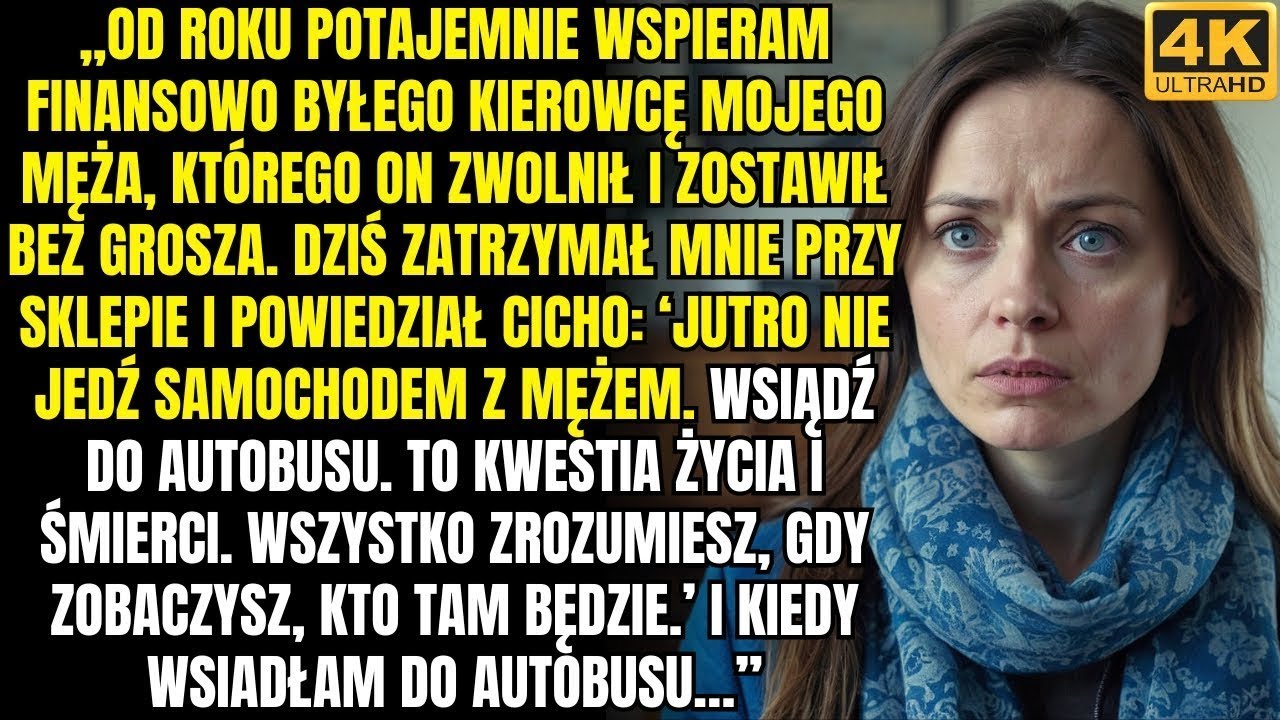 „Nie jedź samochodem z mężem” — powiedział kierowca, któremu pomagałam  „Wszystko zrozumiesz, gdy