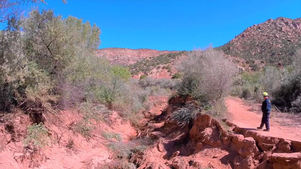 Hildale flood area flyover