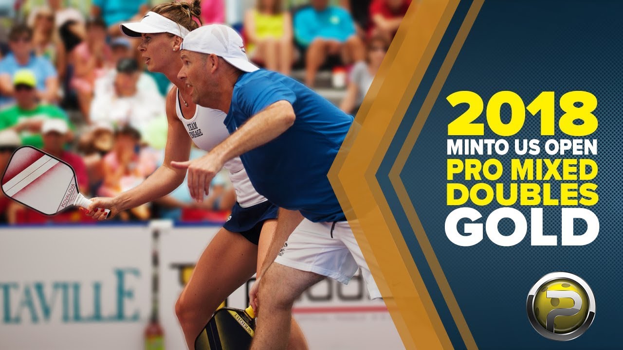 FULL VERSION! PRO Mixed Doubles GOLD - Minto US Open Pickleball Championships - CBS Sports 2018