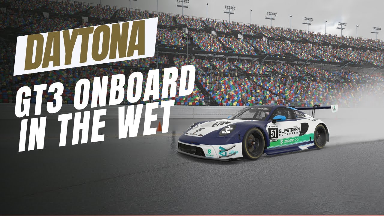 iRacing RAIN DAYTONA | GT3 Rain iRacing LAP | DAYTONA WET iRACING