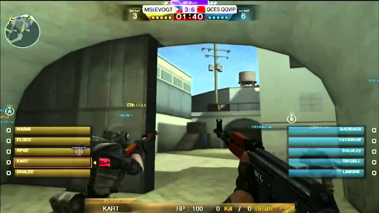 Crossfire WCG 2013 Grand Finals: MSI.EVO vs QCES.QQVIP on Ankara Game 2