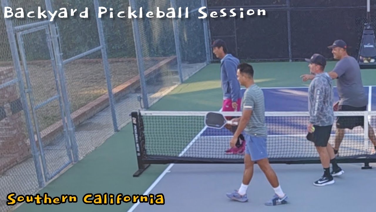 Pickleball Backyard Session - Bread & Butter Loco - Tournament Prep CAPA APP Golden Ticket #friends 
