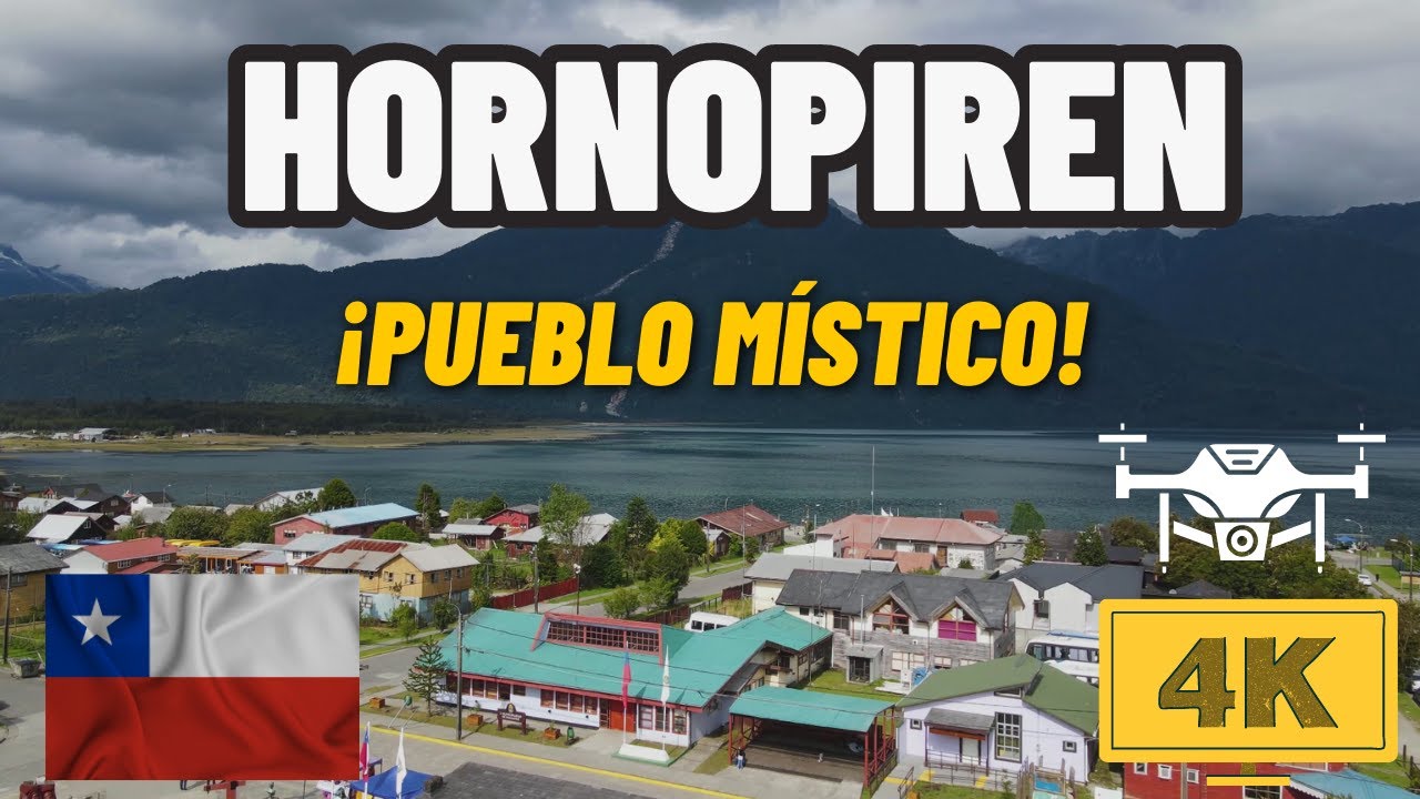 🇨🇱CARRETERA AUSTRAL DE CHILE - HORNOPIREN - &iexcl;un r&iacute;o blanco!  (DRONE 4K)