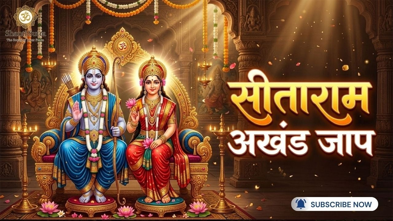 Sita Ram Akhand Jaap | राम नाम स्मरण l 🙏 सुबह का राम नाम जाप l Sita Ram Sita Ram