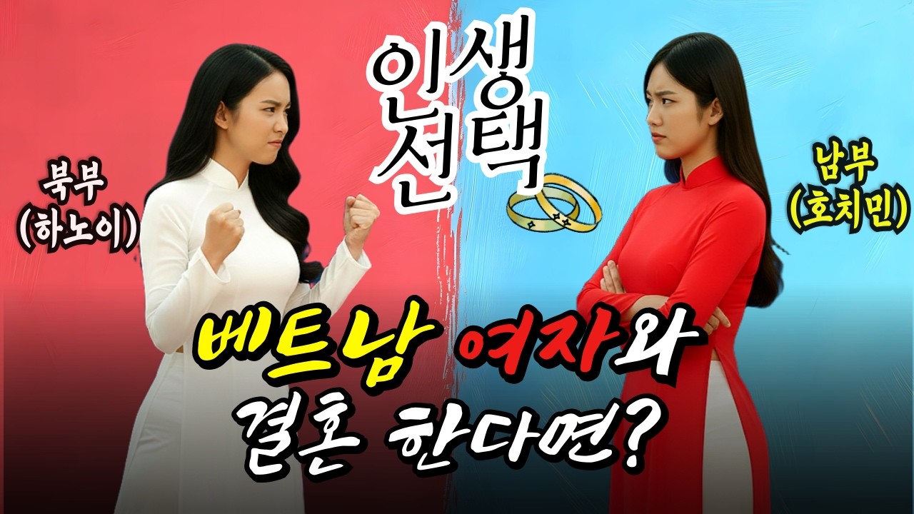 베트남 국제결혼, 북부 vs 남부! 당신의 인생을 바꿀 선택은? (특장단점 베트남 최대 난제 종결!)