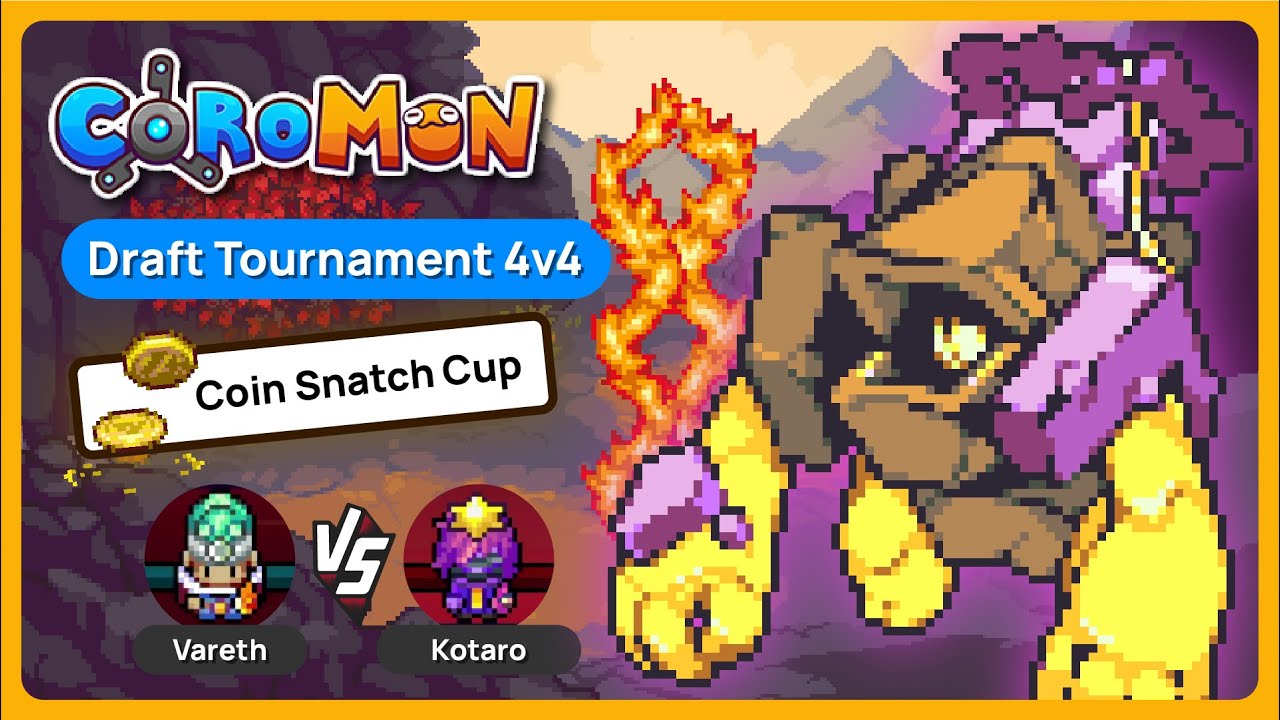 Slow and Steady - Coromon PvP Tournament 4v4 (Coin Snatch) vs. Kotaro