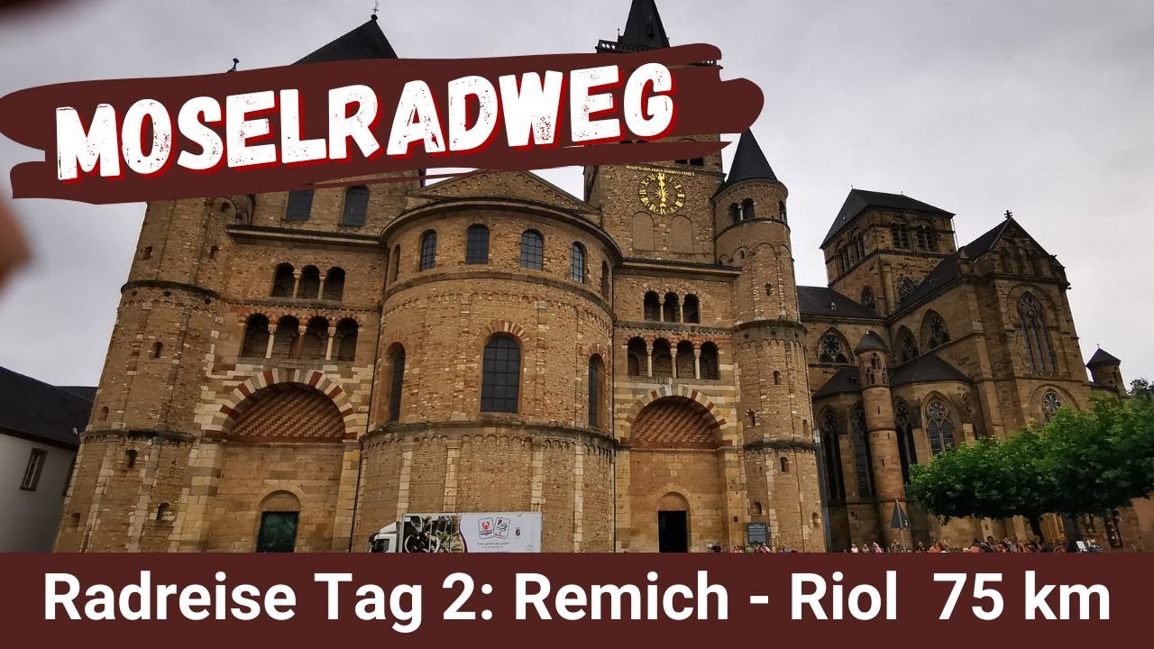 Moselradreise,  2.Tag, Remich - Riol (über Trier)