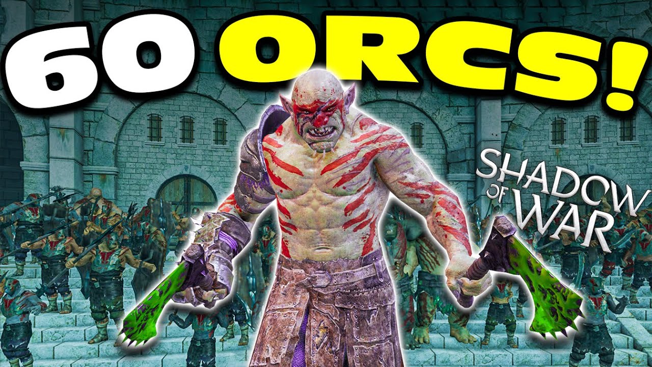 Putting 60 ORCS into the BIGGEST Pit Fight Tournament in Shadow of War