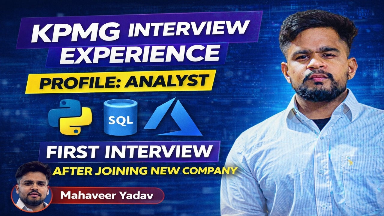 KPMG Interview Experience | First Interview After Joining New Company 😮
