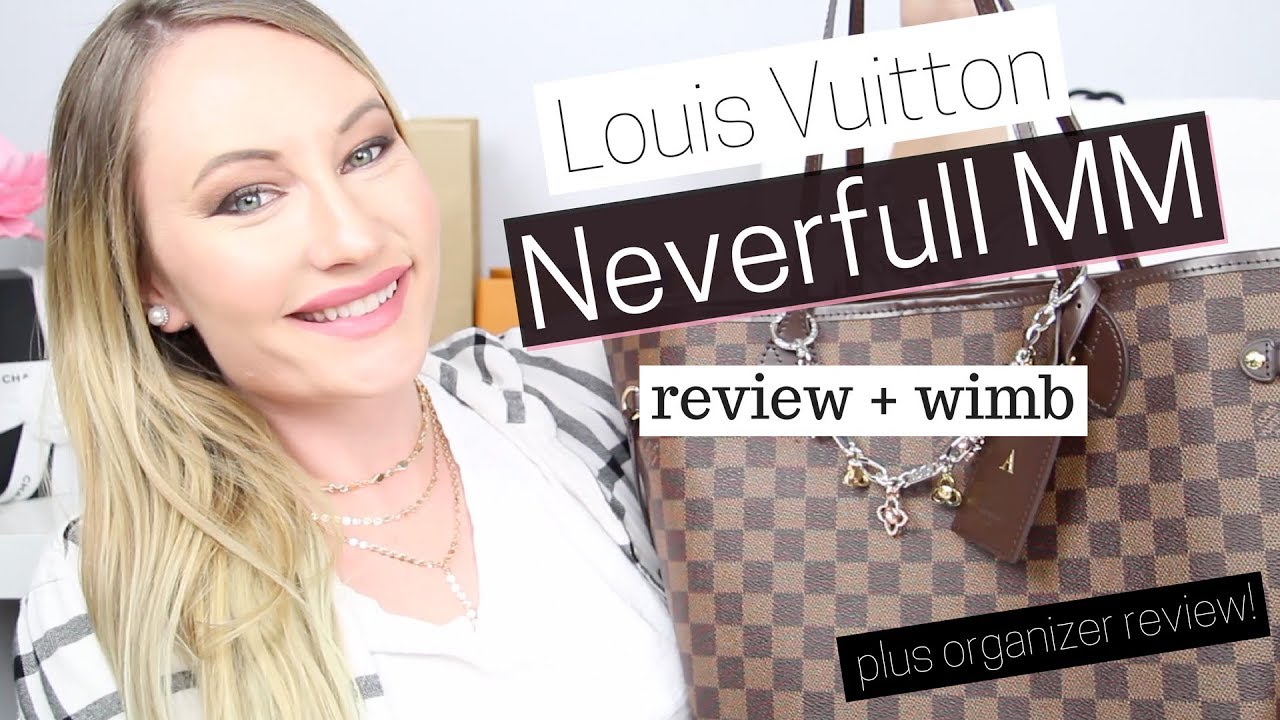 LV Neverfull Review & What's in my Bag + Organizer Chit Chat | AmandaRaeRevue