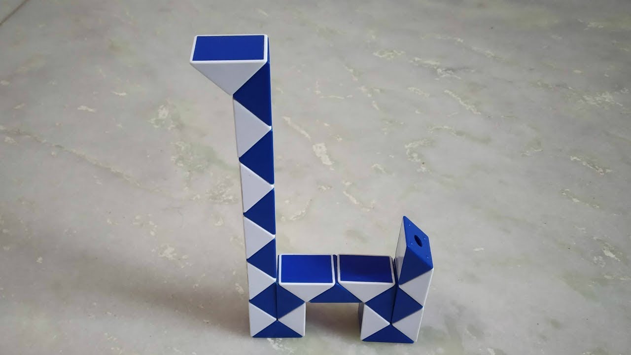 How to Make a Giraffe on Snake cube