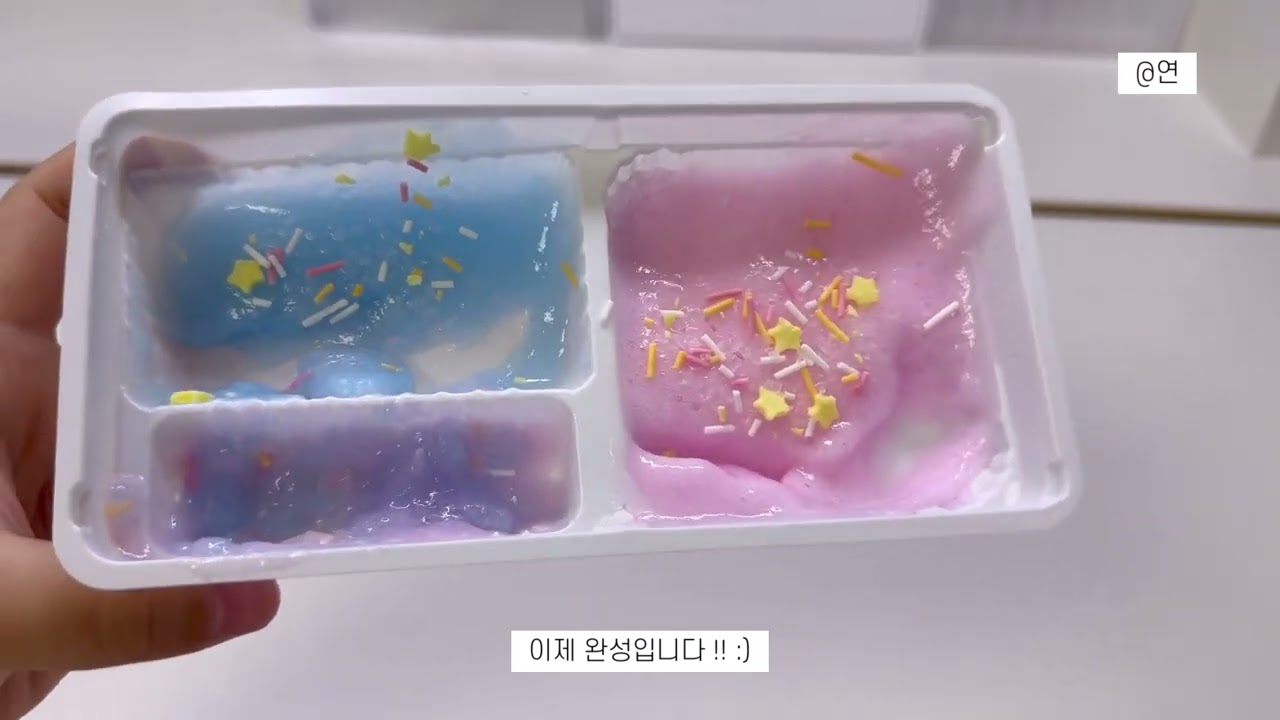 가루쿡 만들기! ( 크라시에 더블 슬라임 젤리 만들기 ) / #가루쿡