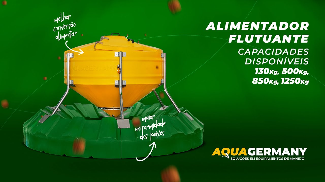 Alimentadores Flutuante para Peixes e Camarões AQUAGERMANY
