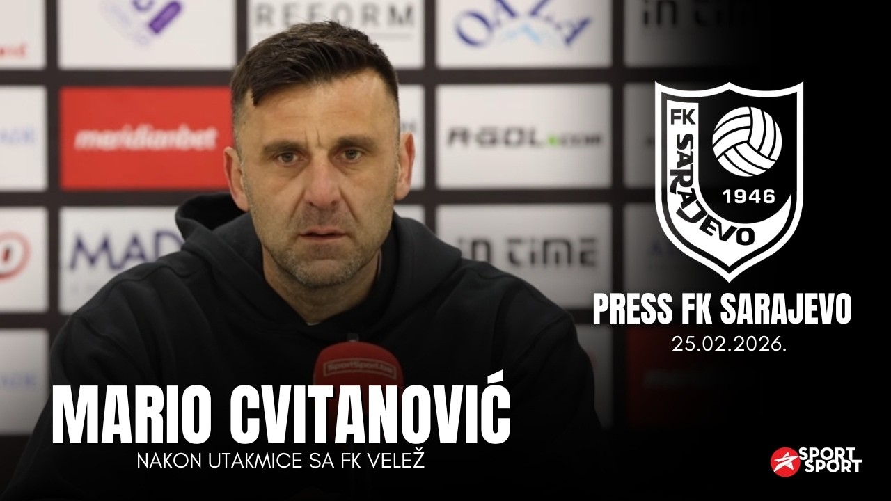 CVITANOVIĆ NAKON MEČA SA FK VELEŽ | FK SARAJEVO PRESS KONFERENCIJA
