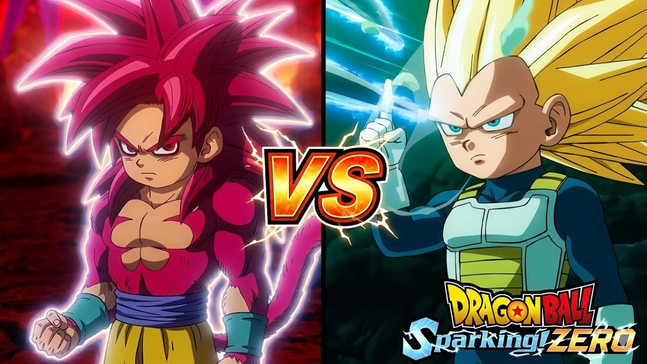 GOKU SSJ4 M. VS VEGETA SSJ3 M. Chi vincerà ? #dragonball  #sparkingzero #lighter #viral #experiment 