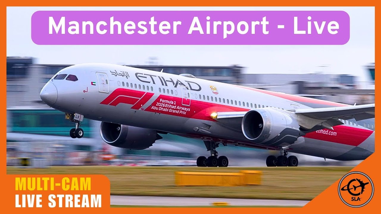 Manchester Airport Movements - LIVE  |  Tue 3rd Feb 2026   |  Manchester / Ringway / EGCC