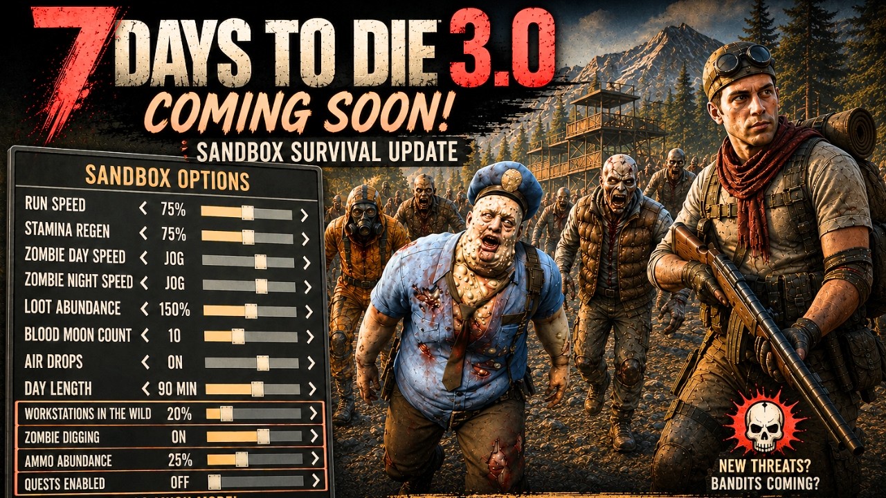 Обновление 7 Days to Die 3.0 наконец-то выйдет! Вот что нам известно.