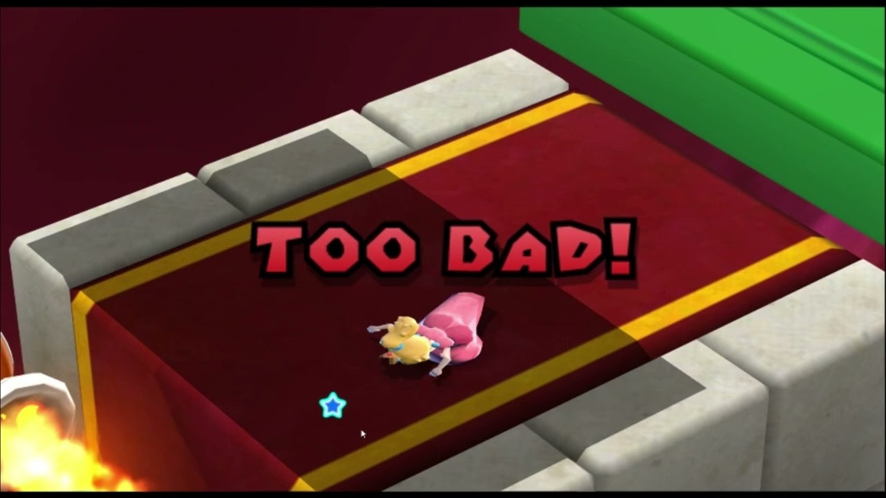 Princess peach flattened (super mario galaxy)