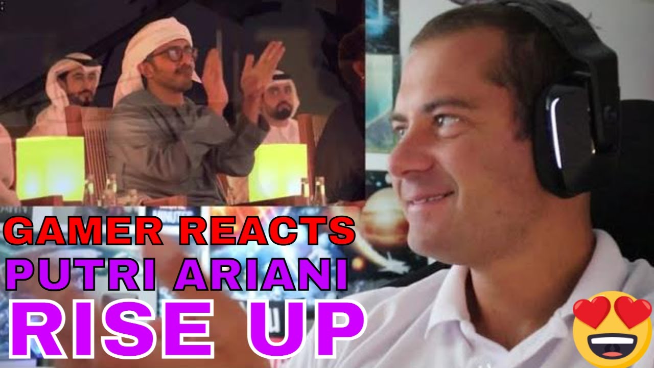 🎮GAMER REACTS - PUTRI ARIANI - RISE UP