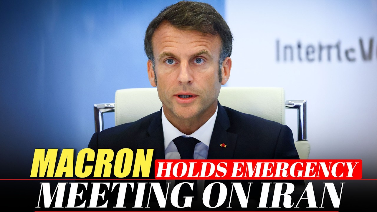 LIVE: French President Macron holds emergency “Defence council” meeting on Iran | Israel Khamenei