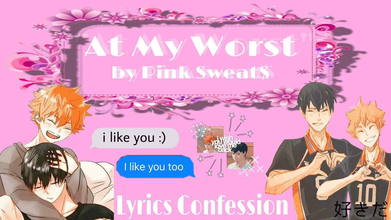 Haikyuu Text | Kagehina❤️ |Lyrics Confession