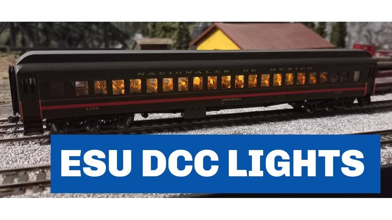 ESU lights con decoder en escala HO