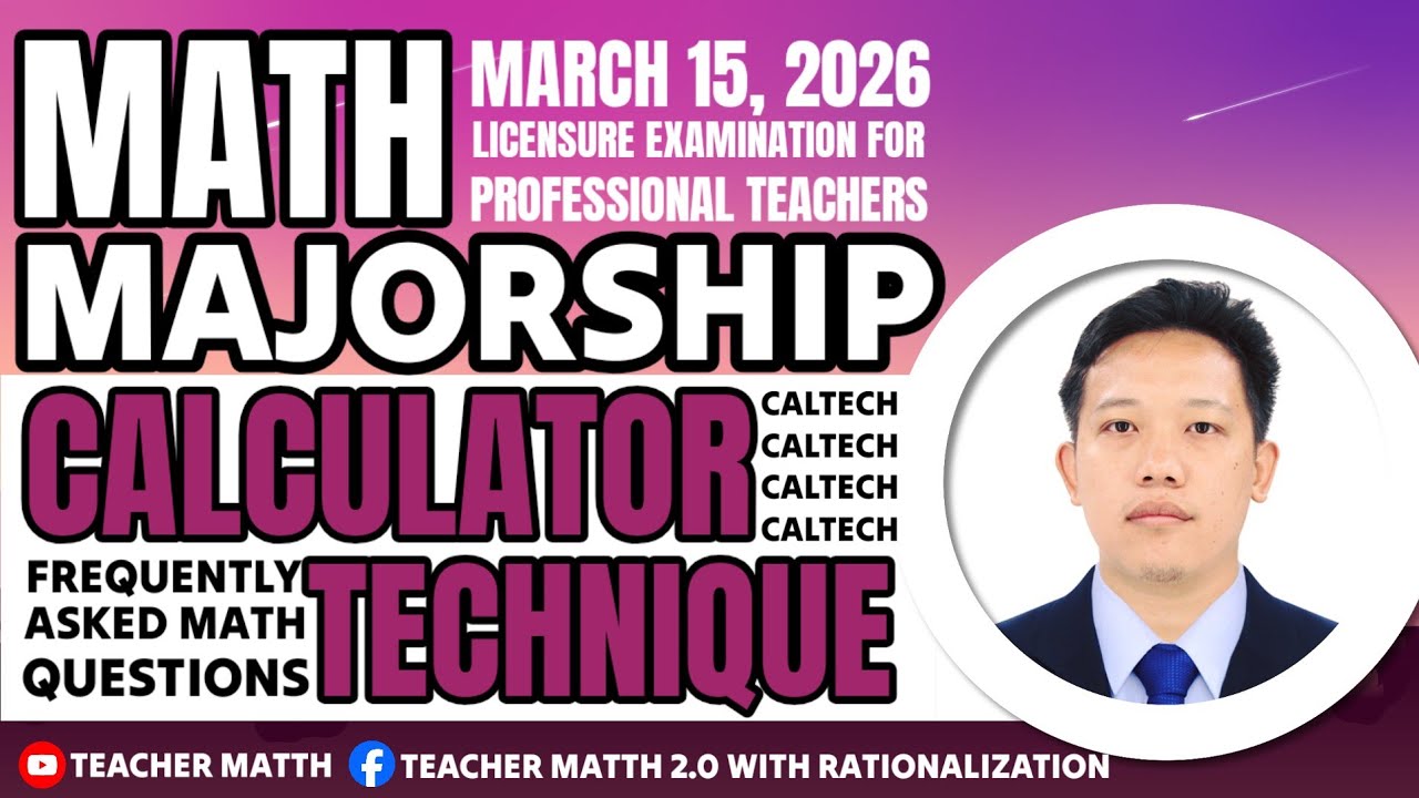 𝗠𝗔𝗧𝗛𝗘𝗠𝗔𝗧𝗜𝗖𝗦 𝗠𝗔𝗝𝗢𝗥𝗦𝗛𝗜𝗣 (𝗖𝗔𝗟𝗖𝗨𝗟𝗔𝗧𝗢𝗥 𝗧𝗘𝗖𝗛𝗡𝗜𝗤𝗨𝗘)