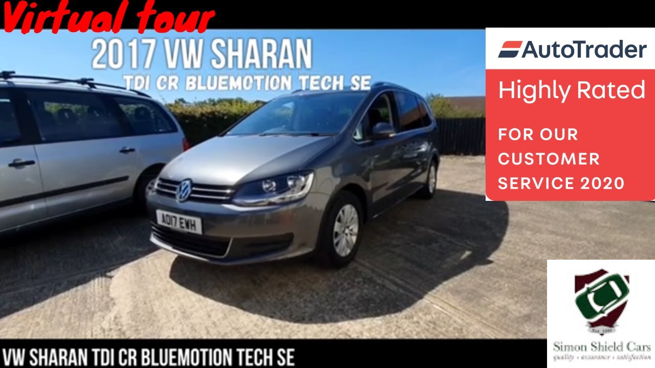 2017 VW Sharan 7 seater diesel MPV review with Simon Shield Cars