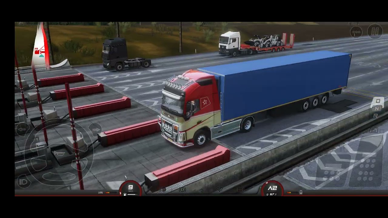 Canned Food Container Truck Delivery 🚚 | Highway & Mountain Road Journey to Lech City