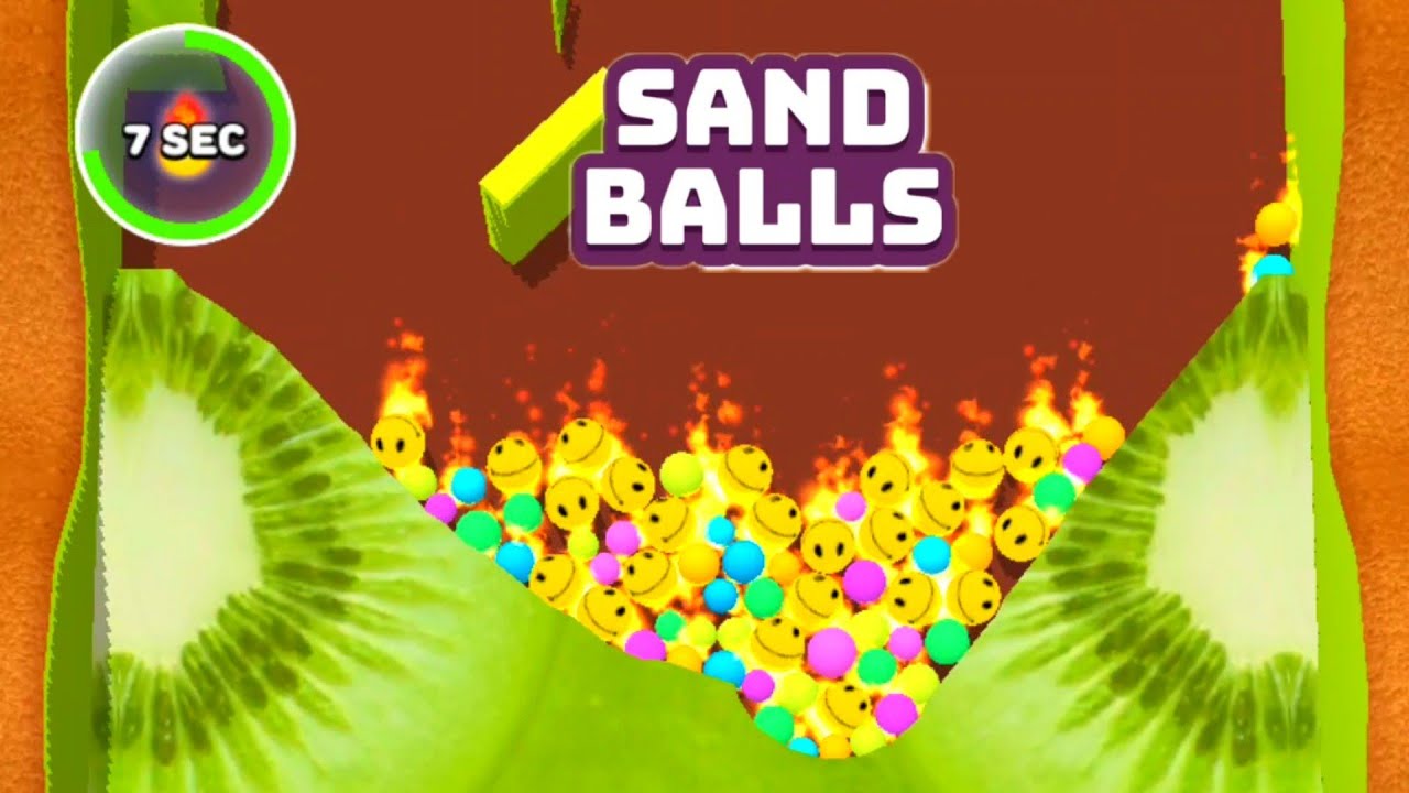 Sand Balls All Levels Gameplay Walkthrough - Fire Balls (iOS,Android)
