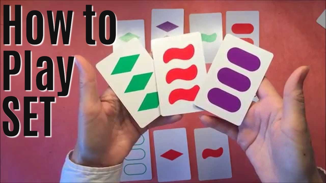 Как играть в «Сет» (математическая карточная игра)