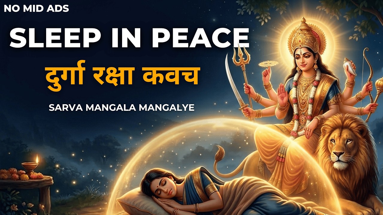 Sarva Mangala Mangalye | Durga Mantra for Deep Sleep & Protection | Navratri Durga Raksha Kavach