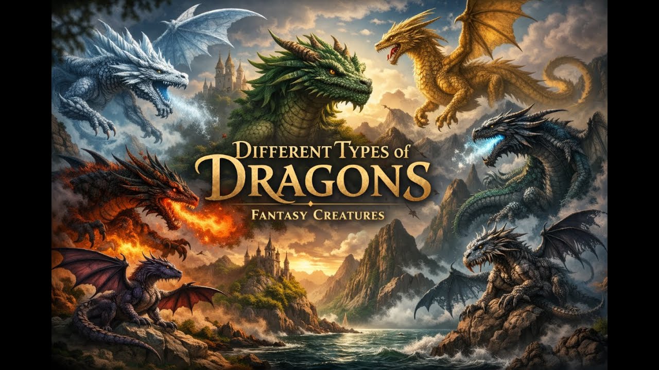 Different Types of Dragons | Fantasy Creatures