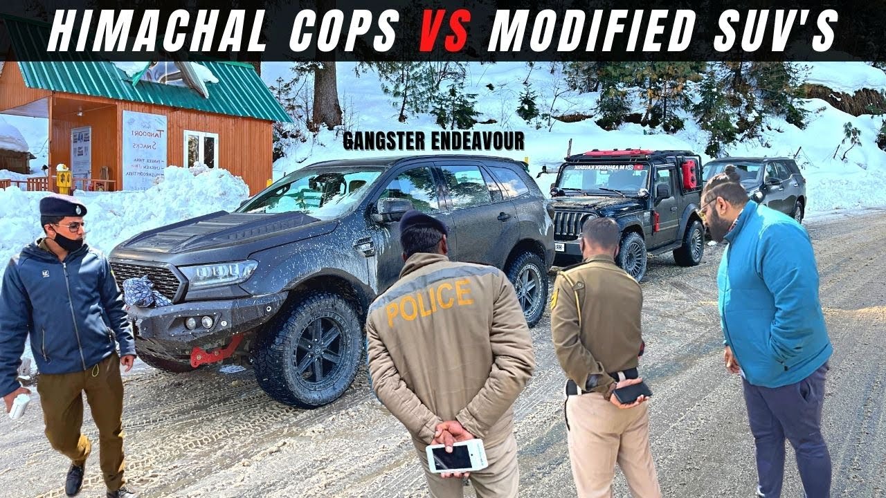 CAUGHT BY HIMACHAL POLICE FOR....😡| WINTER SPITI || EP.2