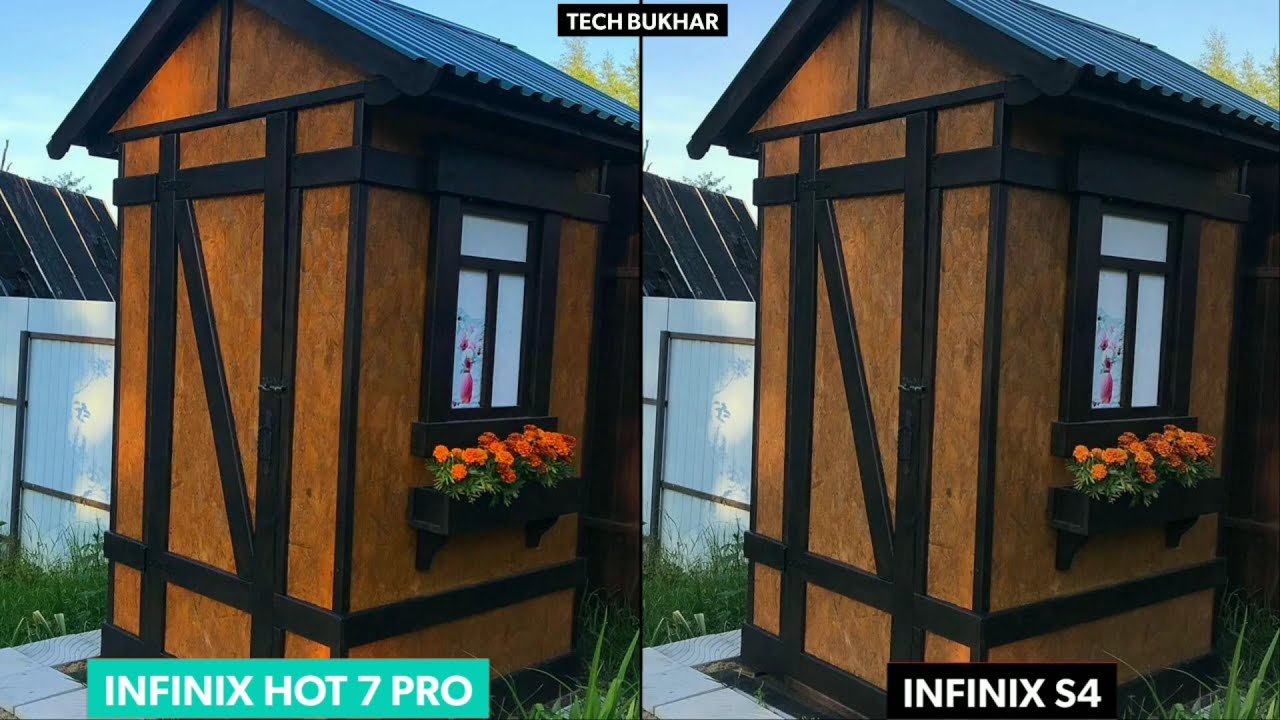 Infinix Hot 7 Pro vs Infinix S4 Camera Comparison || #infinixs4, #Infinixhot7pro, #TECHBUKHAR