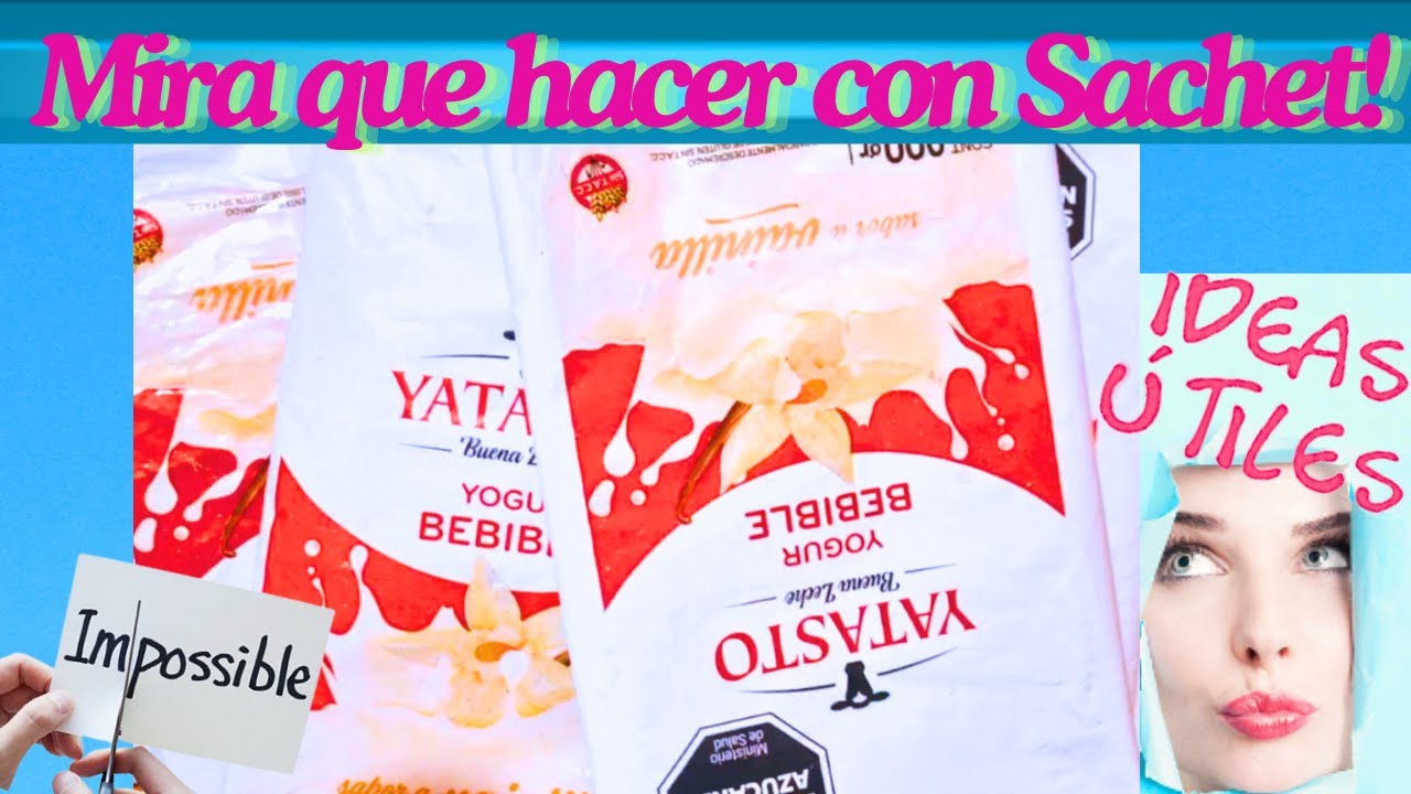 Lo hacemos con sachet