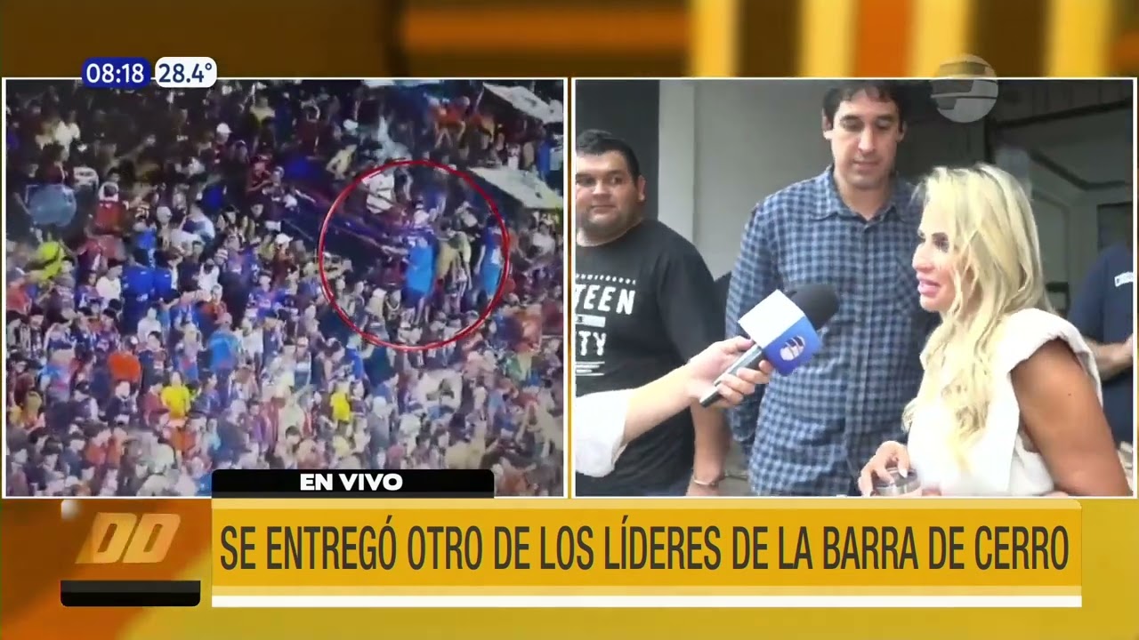 Se entregó otro de los líderes de la barra de Cerro