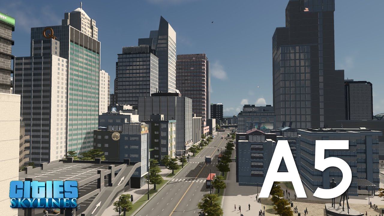 Cities Skylines Drive - Belmont Highway A5