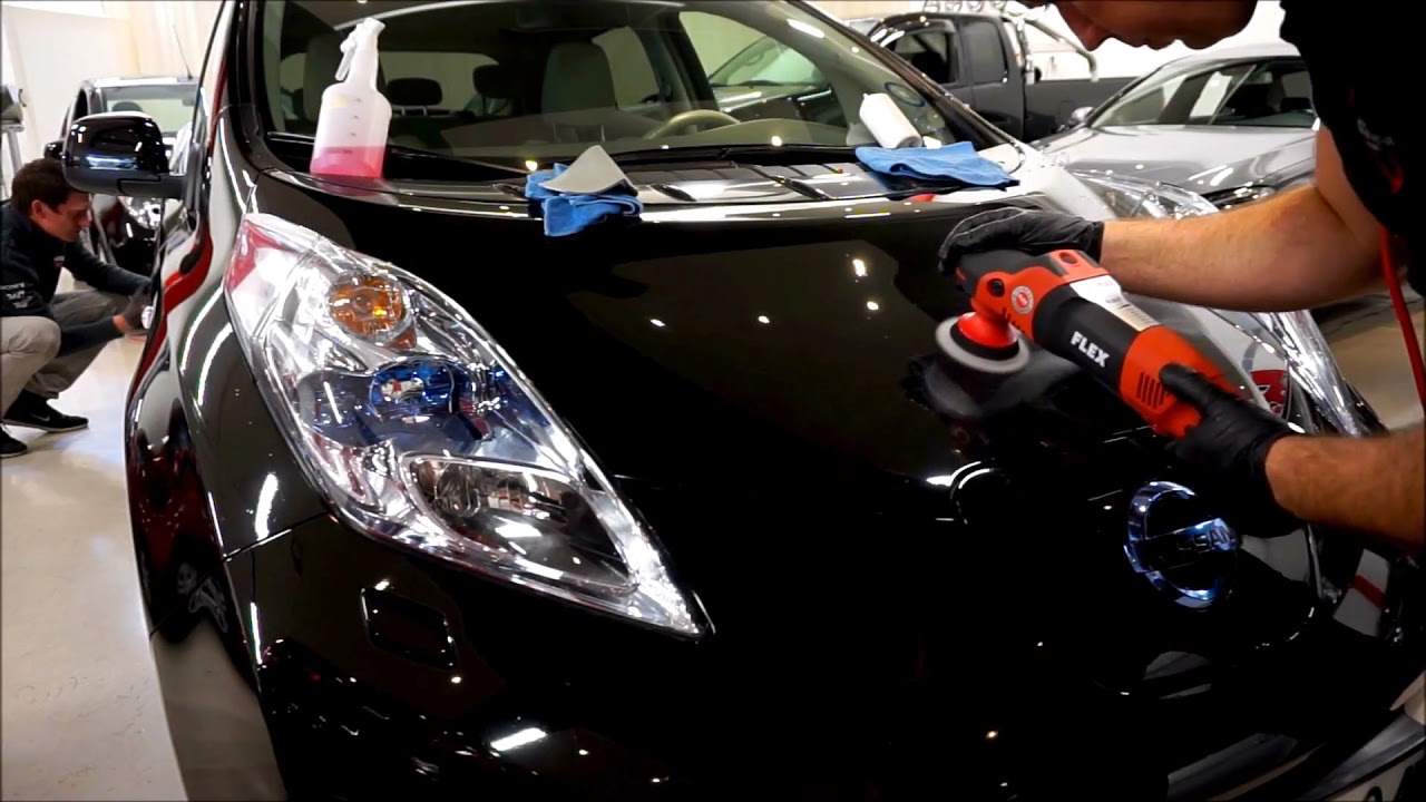 Nissan Leaf stone chip, scratch restoration- Eco Auto Detail AS