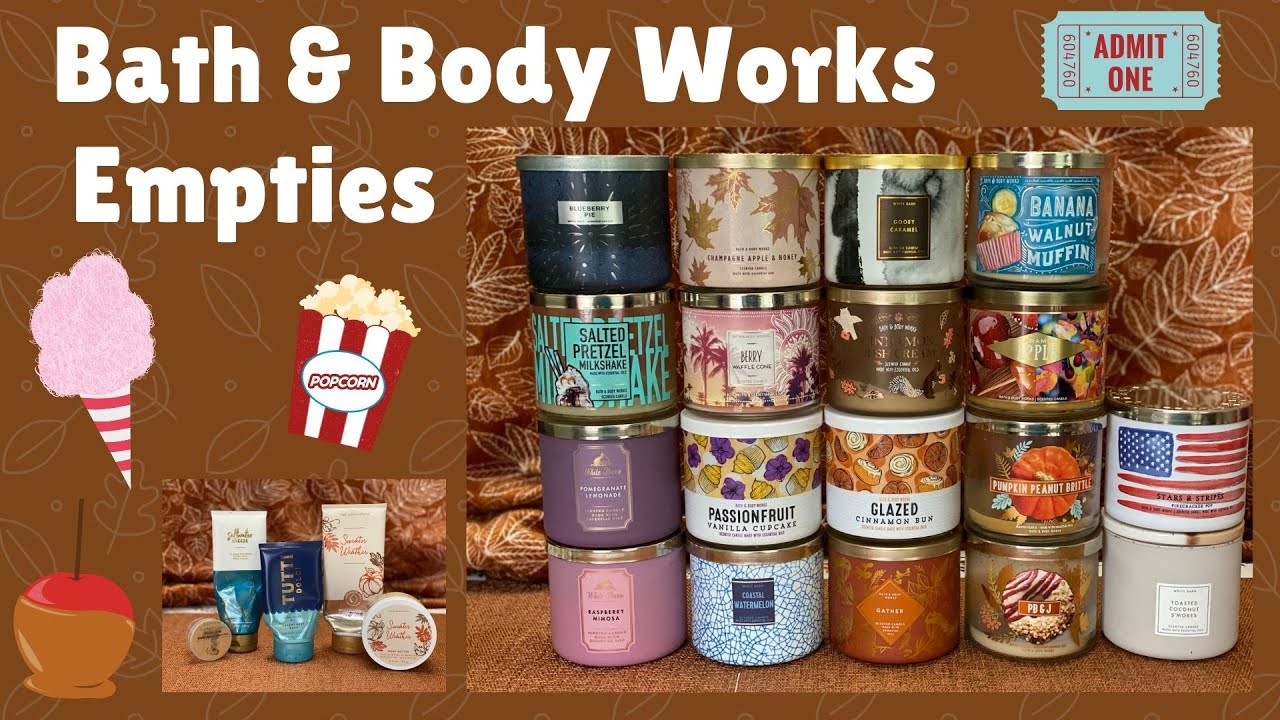 Bath & Body Works Candle & Body Care Empties| July & August 2020