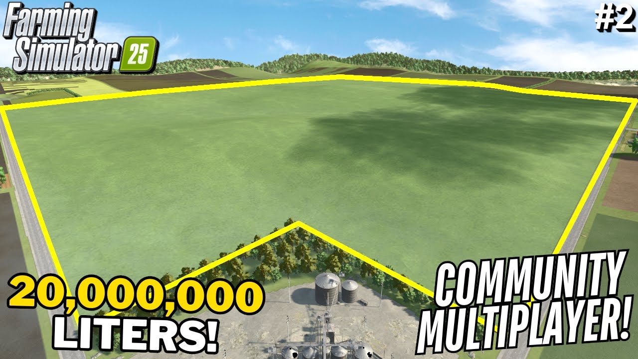 20,000,000 LITER MULTIPLAYER SILAGE HARVEST! NEW MULTIPLAYER SERVER! | Farming Simulator 25 |FS25 #2