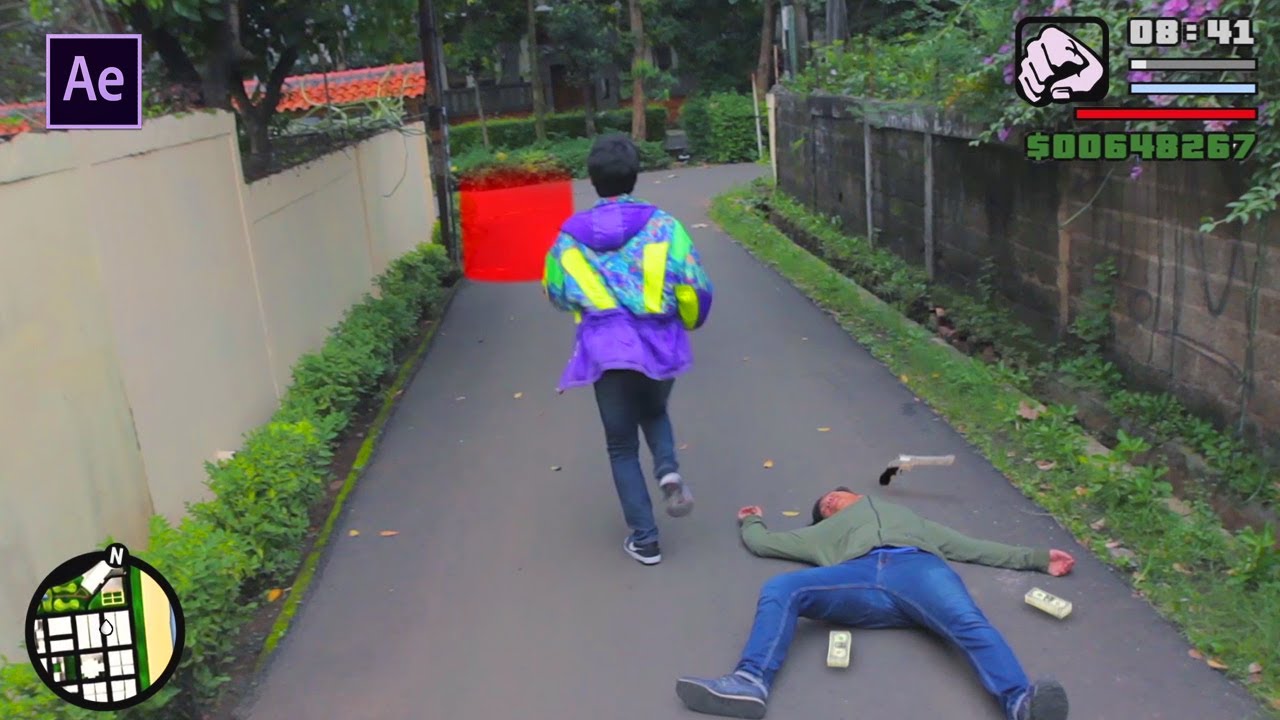 After Effects Tutorial - GTA Real Life VFX [INDONESIA]
