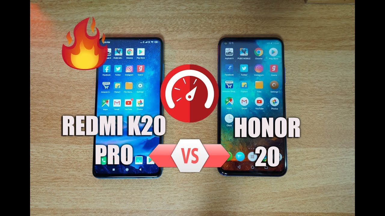 Redmi K20 Pro vs Honor 20 Speedtest Comparison (SD855 vs Kirin 980)