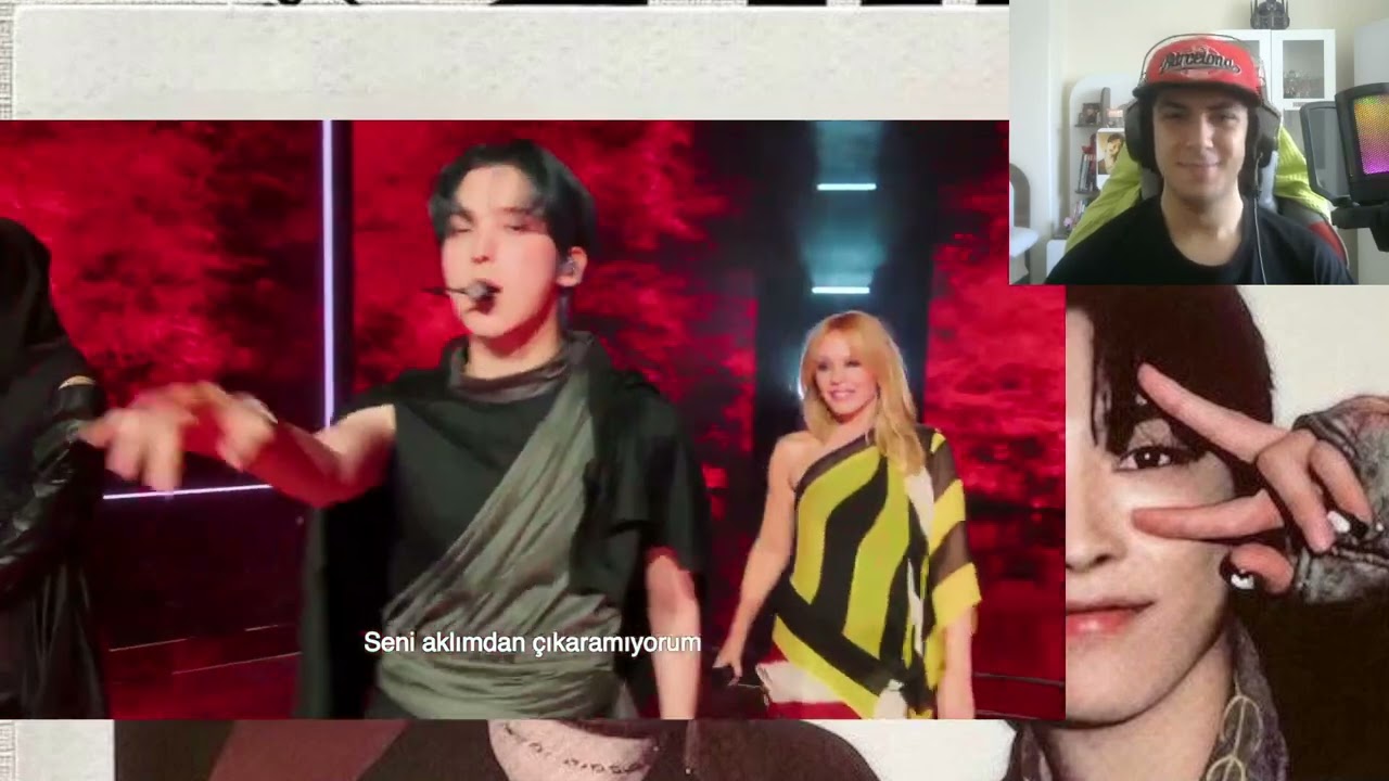 ATEEZ - Kylie Minogue KPOPPED 'CAN'T GEY OU OUT OF MY HEAD' TEPKİ - REACTION - TÜRKÇE