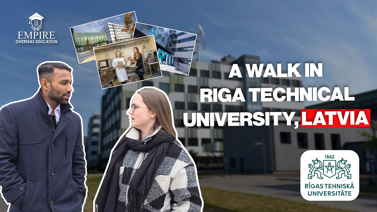 Study in Latvia| Riga Technical University Complete Campus Tour | Empire Overseas Education